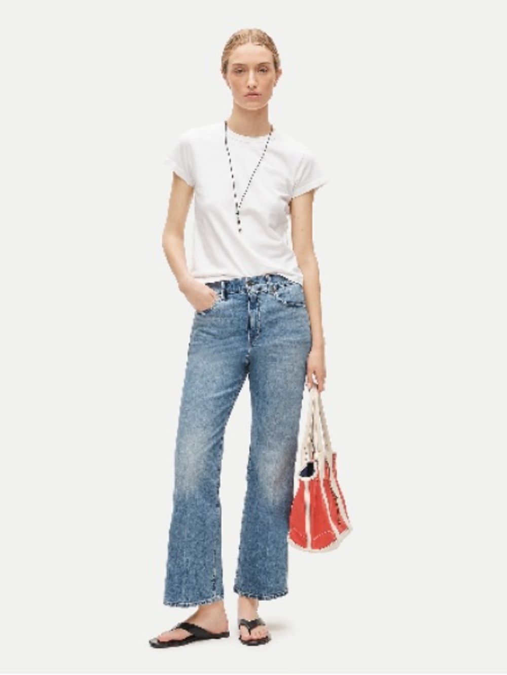 J. Crew Charley Kickout Cropped Jean